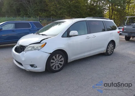 2013 Toyota Sienna Limited 7 Passenger из США, поврежденный, VIN 5TDDK3DC5DS061607